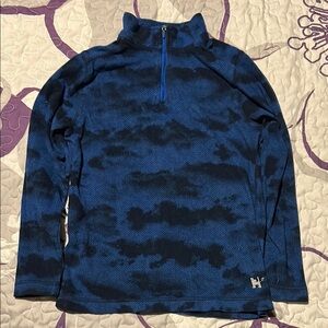 Mambo Blue and Black Pullover